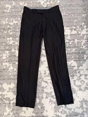 Boys Black Dress Pants Size 16- Classic Tailored Fit